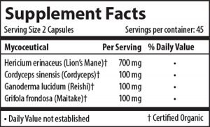 memory supplement facts